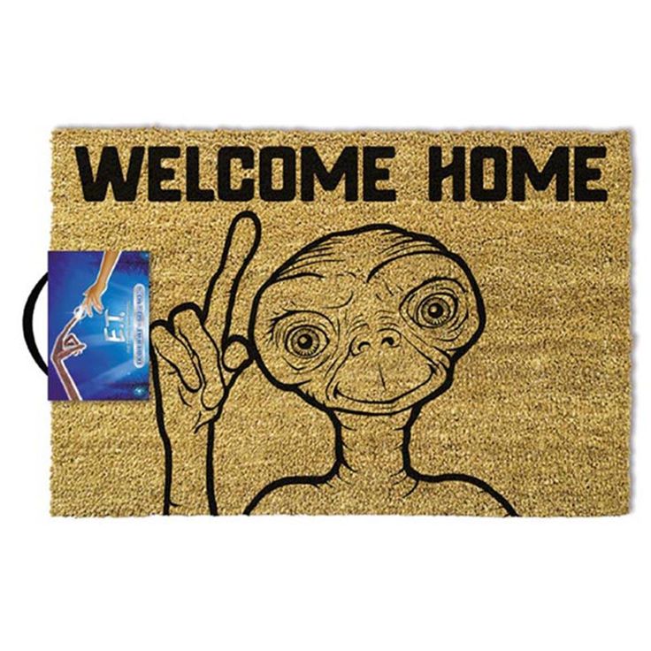 E.T L'EXTRA TERRESTRE-Welcome Home-Porte Tapis E.T L'EXTRA TERRESTRE-Welcome Home-Porte Tapis