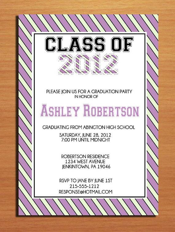 free graduation party invitation templates