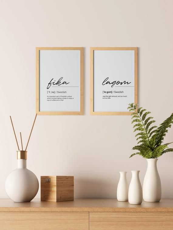 Hygge Definition Print Nordic Wall Art Scandinavian Print Hygge Definition Scandi Folk Art Hygge Print Scandinavian Wall Art Hygge