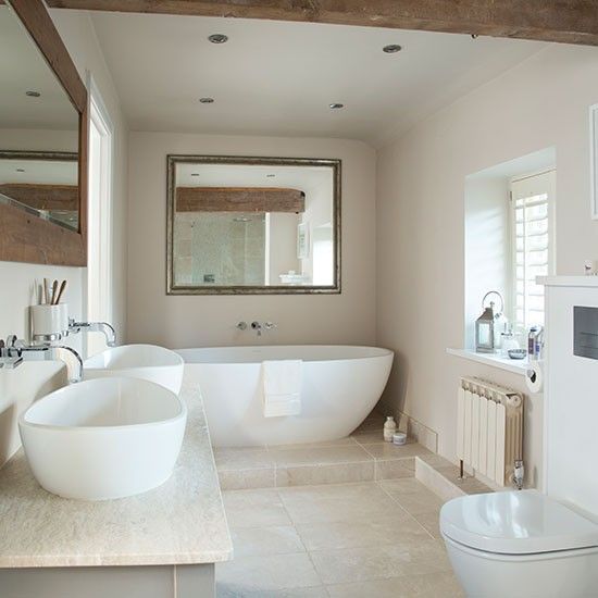 Neutral Stone Tiled Bathroom Bathroom Decorating Ideal Home Http Housetohome Neutral Stone Tiled Bathroom Bathroom Decorating Ideal Home Http Housetohome