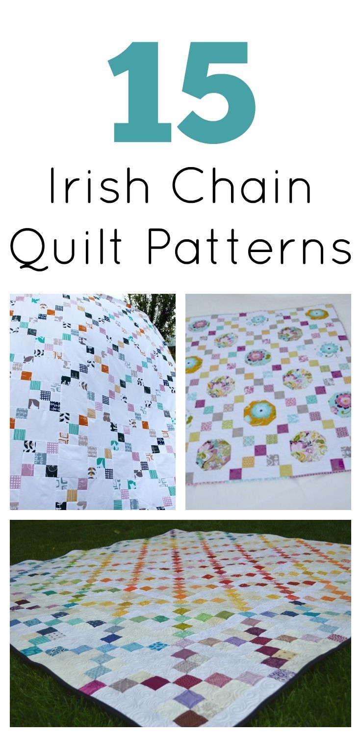 15 Irish Chain Quilt Patterns Free Traditional Quilt Patterns Irish Chain Quilt Pattern Irish Chain Quilt Irish Quilt