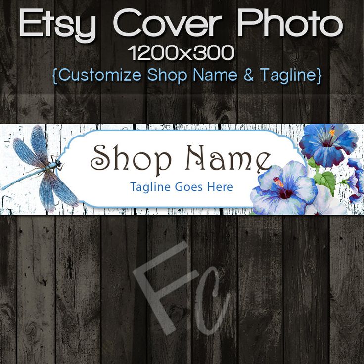 Etsy Shop Cover Photo Premade Dragonfly And Flowers On Rustic Wood Design Customize Name Looks Great Mobile Devices By FoothillCrafters Etsy Shop Cover Photo Premade Dragonfly And Flowers On Rustic Wood Design Customize Name Looks Great Mobile Devices By FoothillCrafters