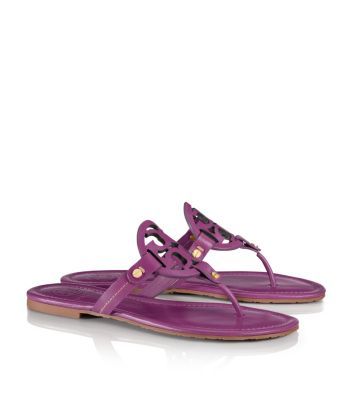 11 best Tory Burch sandals images on Pinterest | Tory burch sandals ... Tory Burch MILLER SANDAL BROWN