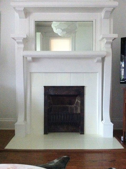 Painted Fireplace Tile FYI