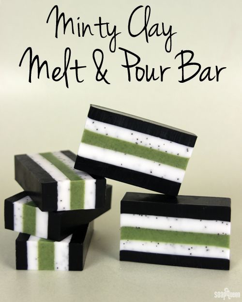 Minty Clay Melt & Pour Bar