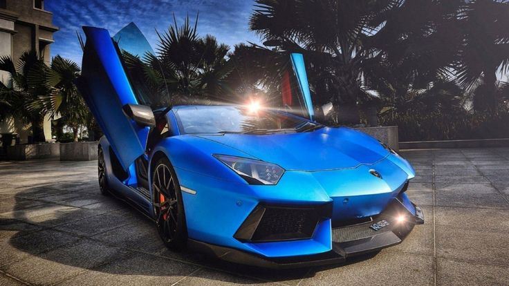 Blue Lamborghini Wallpaper High Resolution | Blue lamborghini