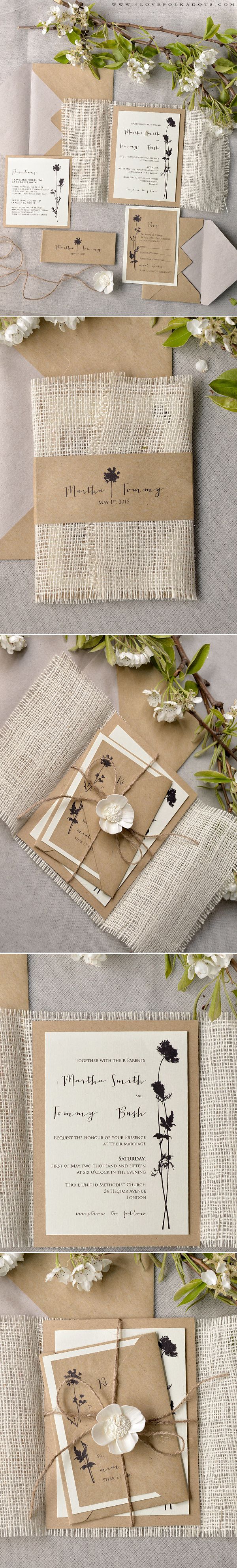 handmade wedding invitations