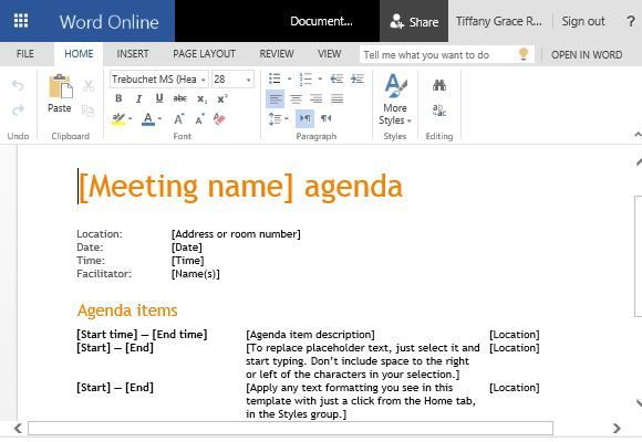 How To Create Printable Menus in Microsoft Word Excel Templates - business meeting template microsoft word How To Create Printable Menus in Microsoft Word Excel Templates - business meeting template microsoft word
