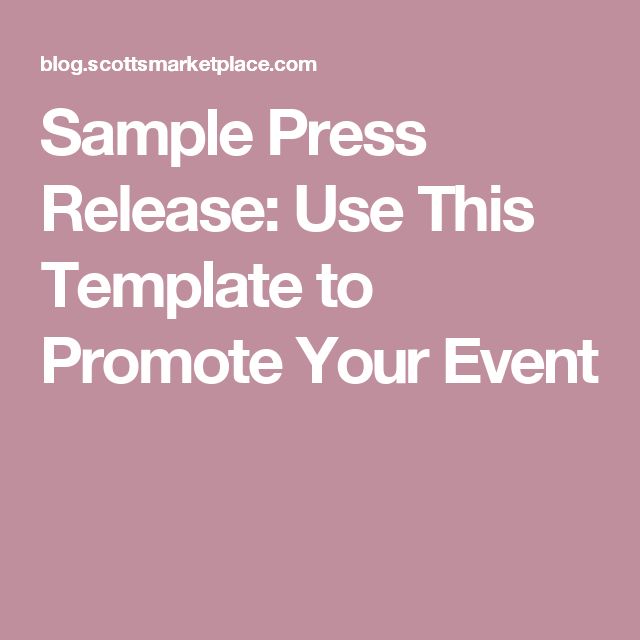 The 25+ best Press release sample ideas on Pinterest Public - press release template sample The 25+ best Press release sample ideas on Pinterest Public - press release template sample