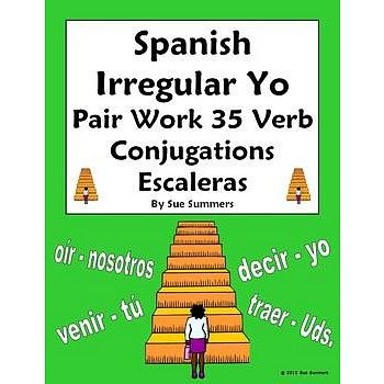 16 best yo irregular images on pinterest spanish classroom oir yo form