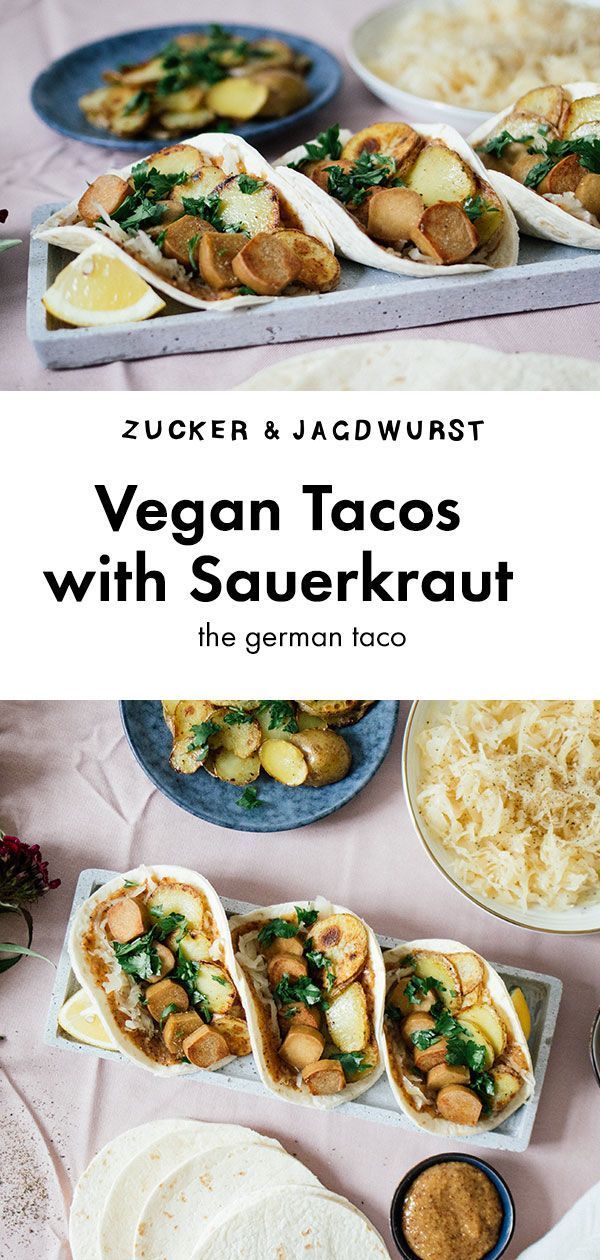 Vegan Sauerkraut Tacos With Sweet Mustard Dressing Vegan Sauerkraut Tacos With Sweet Mustard Dressing