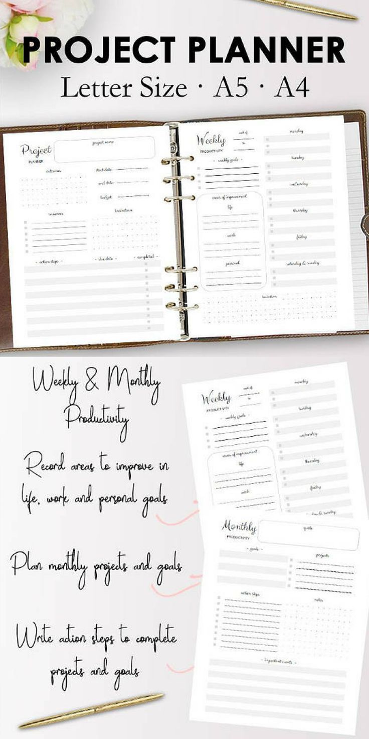Job Planner Printable, Productiveness Planner Printables graphic about Productivity Planner Pdf called Undertaking Planner Printable, Productiveness Planner Printables