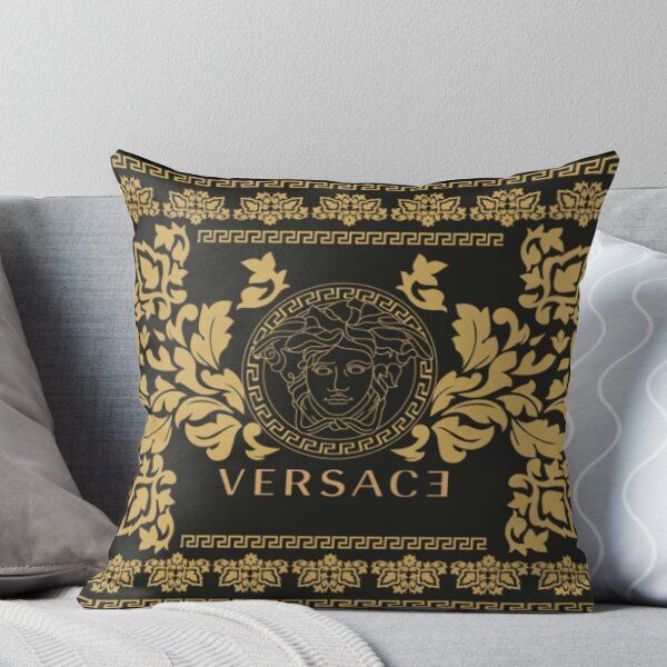 Versace knock off brand Throw Pillow in Versace throw pillows | Etsy