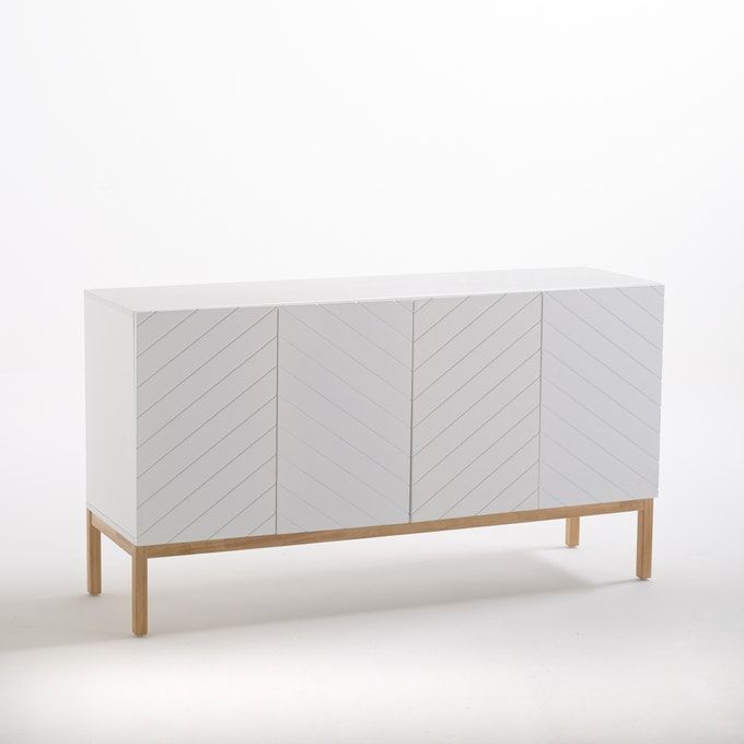 Plato Scandi Style 4 Door Sideboard Plato Scandi Style 4 Door Sideboard