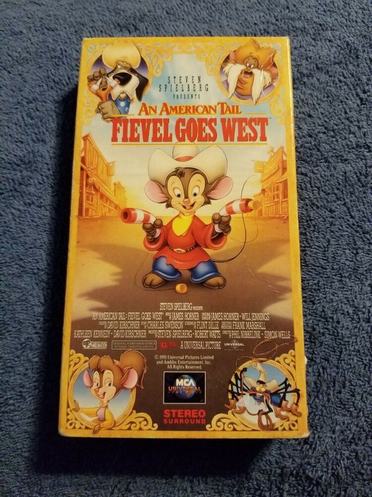 An American Tail Fievel Goes West 1992 Vhs An American Tail Fievel Goes West VHS 1992