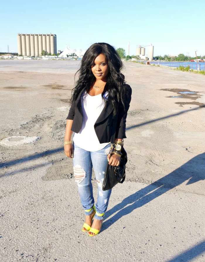 nice yellow flat shoes outfit
10