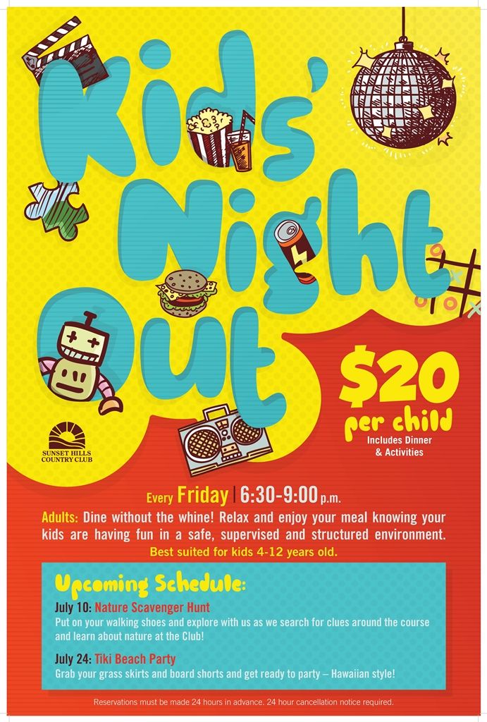 kids 39 night out kids night out kids events family night cookout invitation