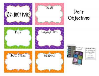 objectives as a teacher