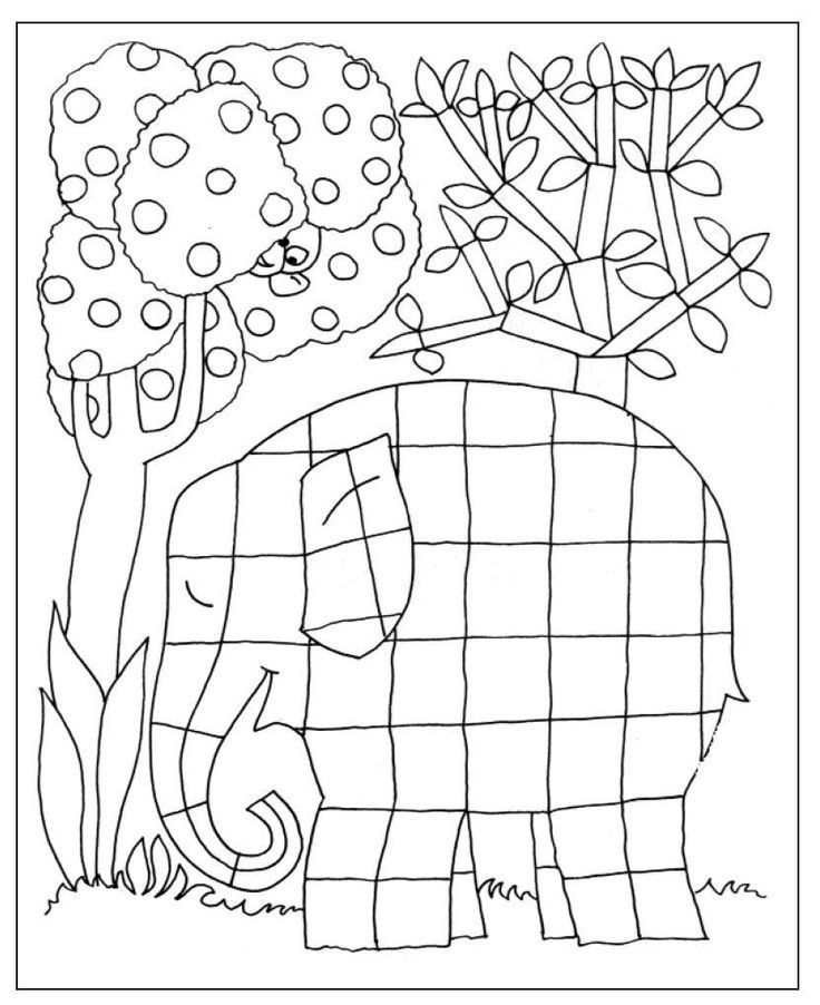 Download Kleurplaat | Collections -- Elephants | Coloring pages ...