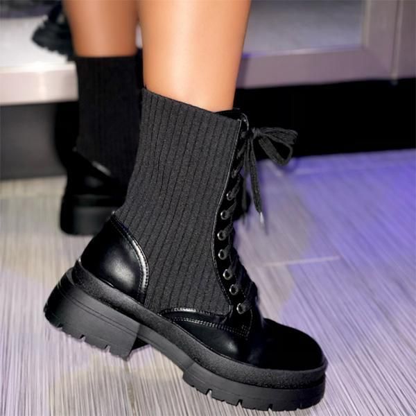 VogueZone009 Womens Closed Round Toe Low Heel Soft Material PU Short Plush Boots with Rivet and Zipper VogueZone009 Womens Closed Round Toe Low Heel Soft Material PU Short Plush Boots with Rivet and Zipper