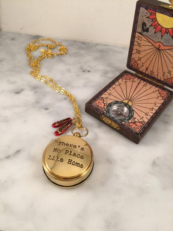 Wizard of Oz Necklace Theres No Place Like Home Gift for Women