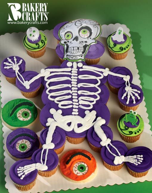 halloween cupcake cake decorations from bakery crafts