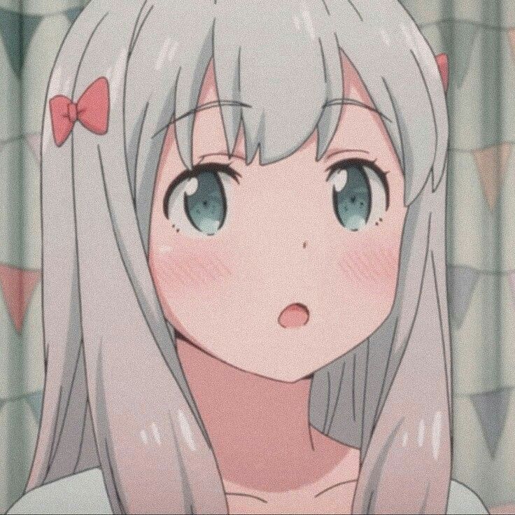 Cute anime girl faces
