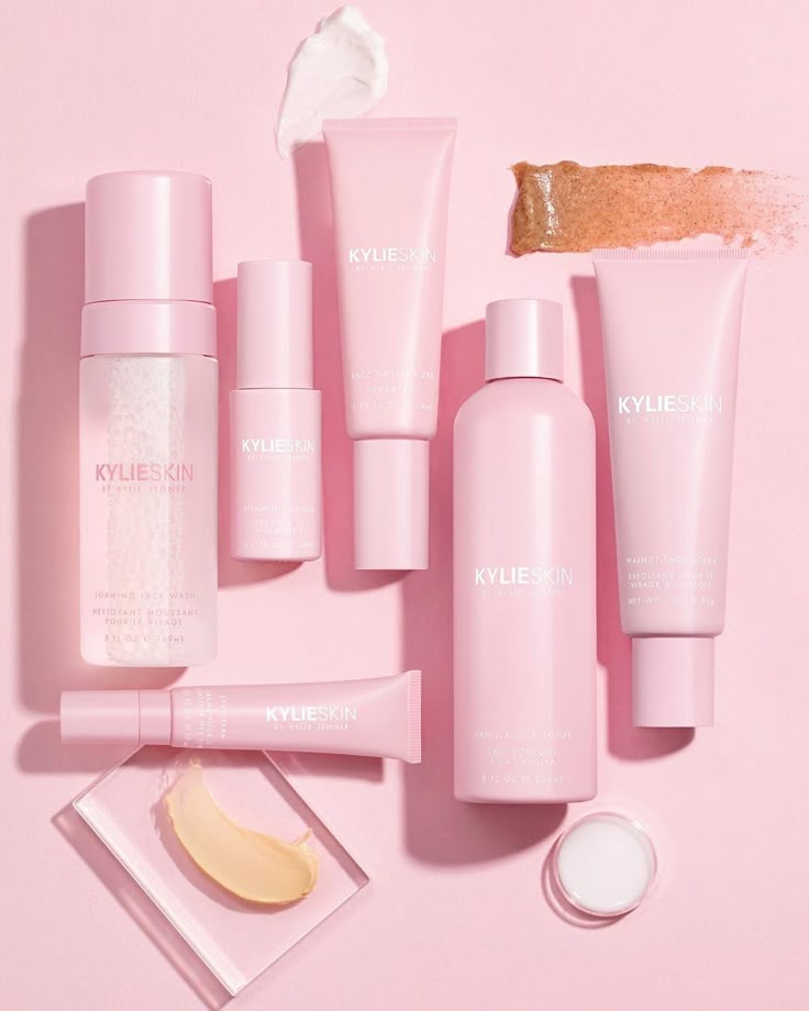 The Kylie Skin Instagram account has shared the names and prices of the first products launching on May 22, including a cleanser, toner, face scrub, serum, moisturizer, and eye cream.