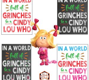 Grinch Quote: Free Christmas Printable Sign - Mandy's Party Printables