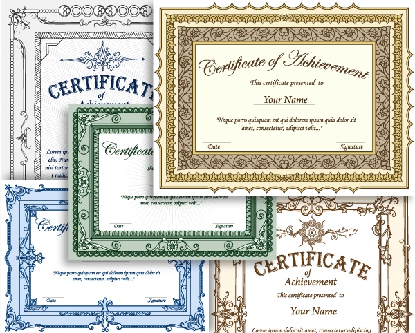 43 Best Certificates Images On Pinterest Award Certificates Certificate Design And Award Certificate Template Photoshop