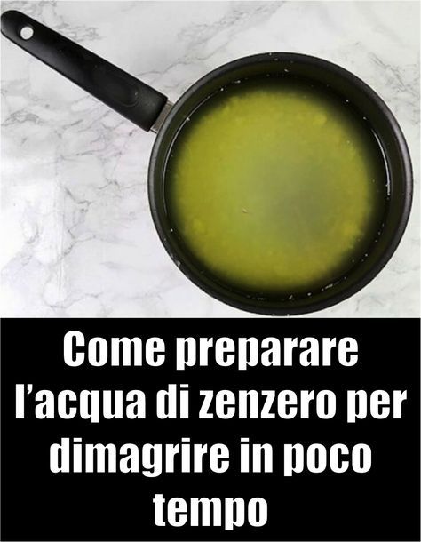 come preparare il tè allo zenzero per perdere peso