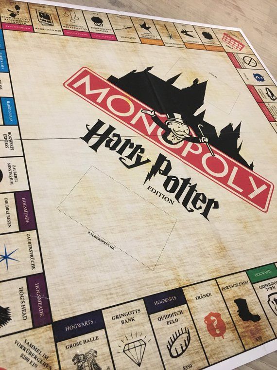 Customizable Monopoly-Harry Potter monopoly – Harry Potter Customizable Monopoly-Harry Potter monopoly – Harry Potter