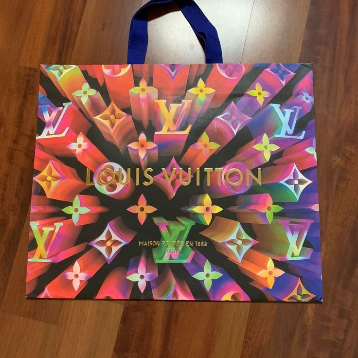 louis vuitton paper gift bag