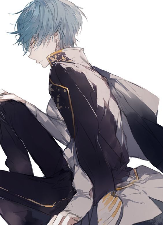 Anime guys with blue hair