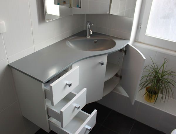21 best Meuble du0027Angle de salle de bains images on Pinterest Form - meuble avec miroir pour salle de bain 21 best Meuble du0027Angle de salle de bains images on Pinterest Form - meuble avec miroir pour salle de bain