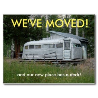 change of address ecards