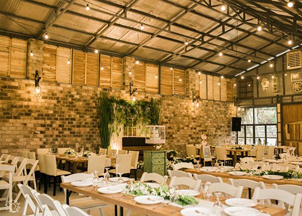 154 Best Wedding Reception Venues Images On Pinterest Backyard A Blush And Beige Wedding With Rustic Theme