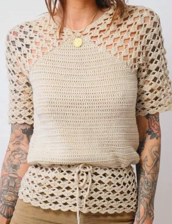 Stylish And Unique New Crochet Blouse And Top Design Collection ...