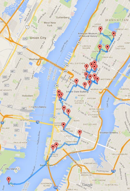 nyc optimized walking tour
