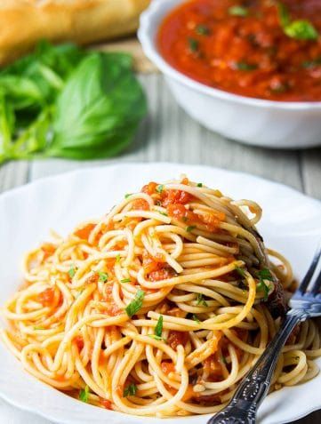 Simple Marinara Sauce | Pasta dinner recipes, Easy marinara sauce, Best