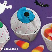 turn egg cartons into eerie eyeball candy cups for halloween from ranger rick magazine - Halloween Cartons turn egg cartons into eerie eyeball candy cups for halloween from ranger rick magazine - Halloween Cartons