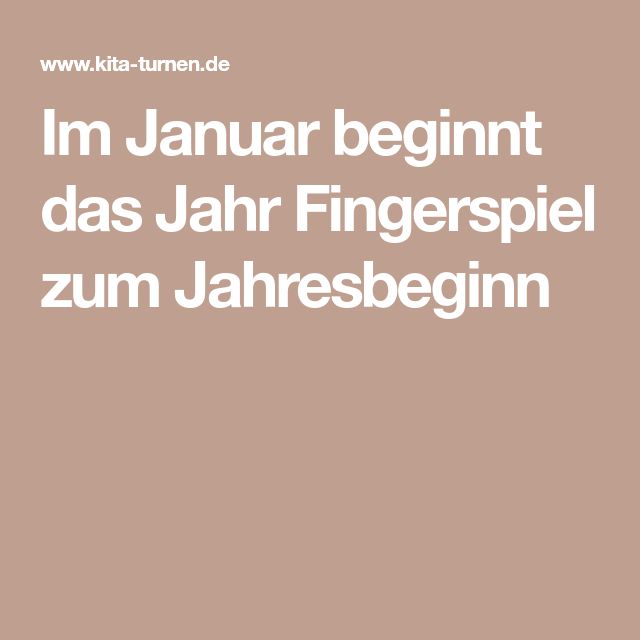 Fingerspiel finger kennenlernen