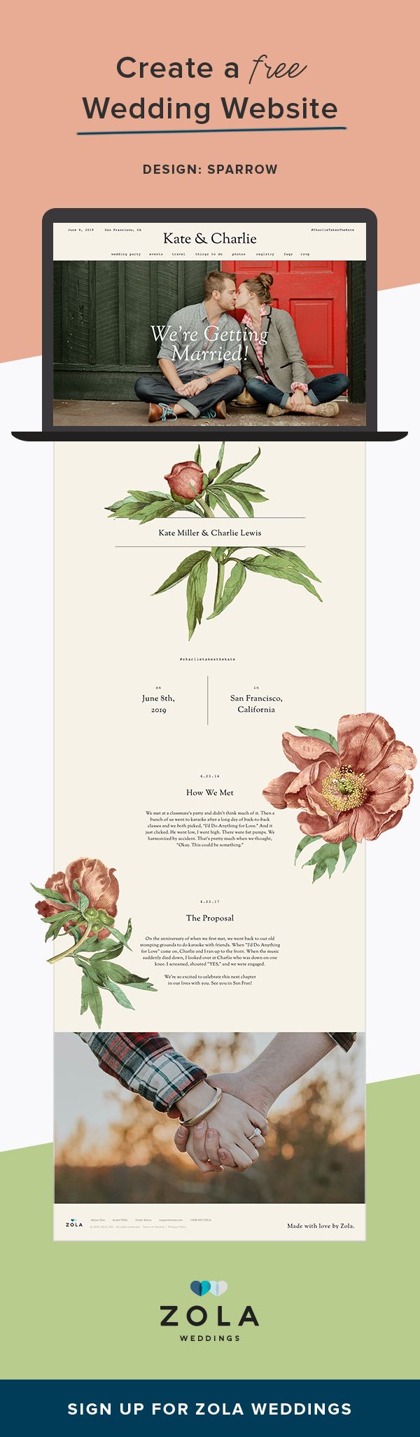 Planning a wedding? Meet your free suite of wedding planning tools. Your wedding website, registry, checklist, and guest list ALL in one place. We like to call it "the heart of your wedding," but we'll let you decide.