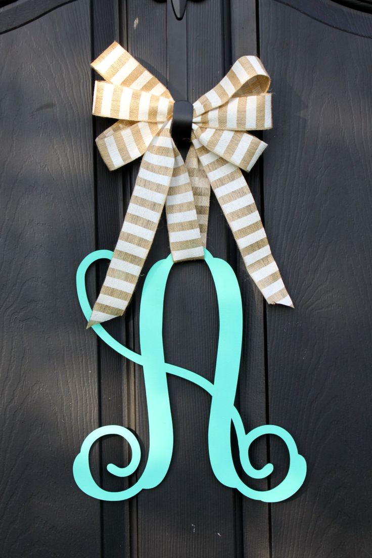 64 best wooden signs images on pinterest bricolage craft and crowns monogram letter door hanger