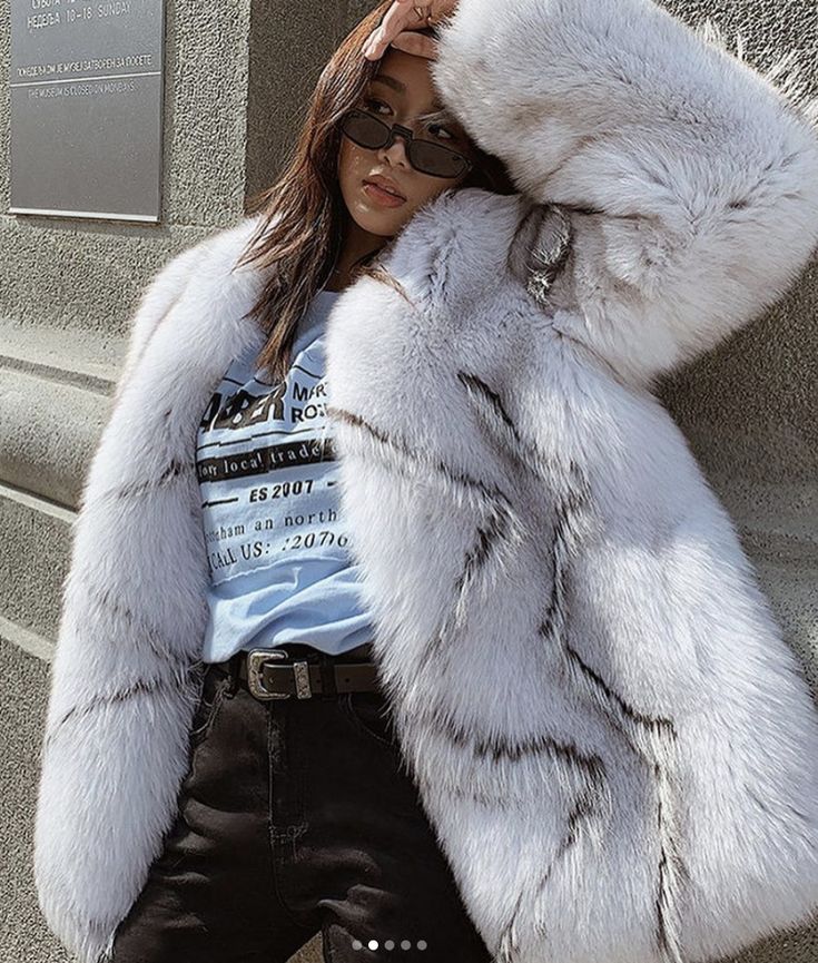 Pin By Stringman On White Fox Fur Coats Women Jacket Coat Fox Fur Coats Women Jacket Coat, Genuine White Fox Fur Coat