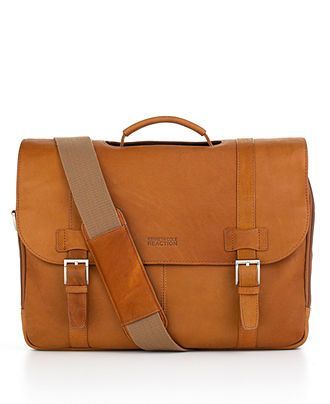 Kenneth Cole Reaction Messenger Bag Columbia Leather Flapover Kenneth Cole Reaction Messenger Bag Columbia Leather Flapover Laptop Friendly Portfolio Business