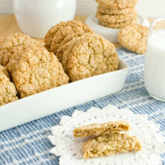 Ranger cookies are made with oats, corn flakes and coconut Ranger cookies are made with oats, corn flakes and coconut