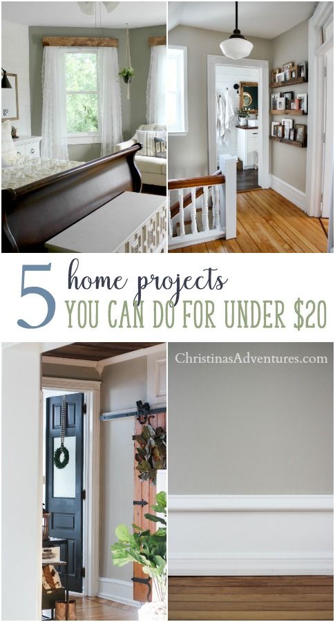 5 Easy Home Improvement Projects On A Small Budget Under 20 Do It S Not Always Before And After Projects That Make A House Home Here Are 5 Easy Improvement On Small Budget Under 20 Can