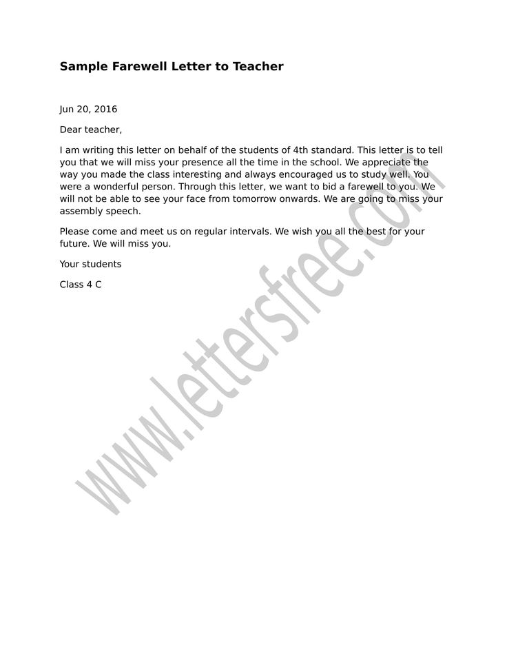 Sample Farewell Letter to Teacher to pay thanks for sharing a - montessori teacher resume Sample Farewell Letter to Teacher to pay thanks for sharing a - montessori teacher resume