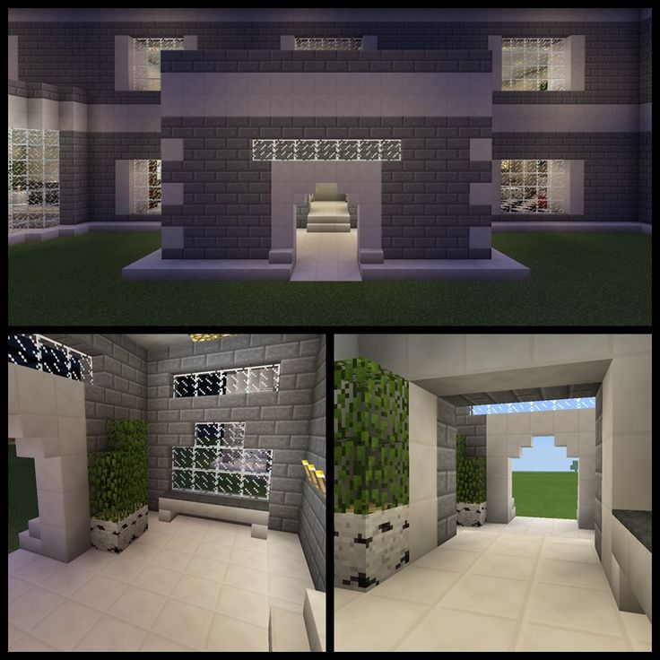 Minecraft House Entry Way Door Porch Front Entrance Creations Minecraft Projects Minecraft